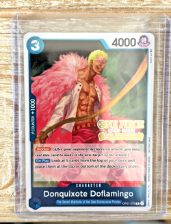 One Piece TCG Donquixote Doflamingo OP01-073 Judge Stamp - Image 2