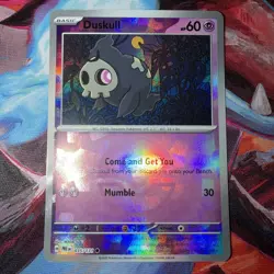 POKEMON DUSKULL 035/131 COMMON HOLOFOIL POKEBALL PRISMATIC EVOLUTIONS NM CARD - Image 1