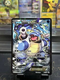 Blastoise EX XY122 Holo Promo Card 2016-Pokemon MP Moderately played!! - Image 1