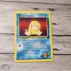 Pokemon Card Misty's Psyduck Common Gym Challenge 090/132 - Image 1