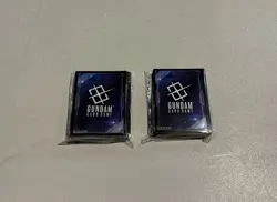 Gundam Card Game Official Card Sleeves (70) EX Space Black Bandai Card Fest - Image 1