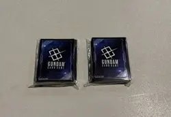Gundam Card Game Official Card Sleeves (70) EX Space Black Bandai Card Fest - Image 3