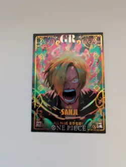 ONE PIECE Holo Custom Art Story Anime Collectible Card GR-02 Sanji - Image 1