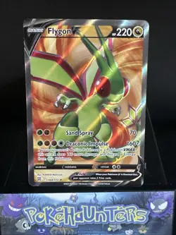 Pokemon Card Flygon V 164/172 Brilliant Stars Full Art Holo Rare NM - Image 1