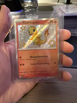 Charmander 109/091 SV: Paldean Fates Shiny Rare Holo Pokemon Card English - Image 1