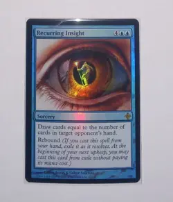 MTG Foil Recurring Insight Rise of the Eldrazi 82 NM Never Played WOTC - Image 1