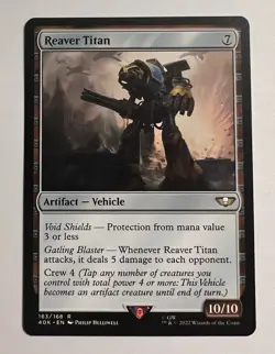 MTG Reaver Titan Universes Beyond: Warhammer 40000 Regular - Image 1