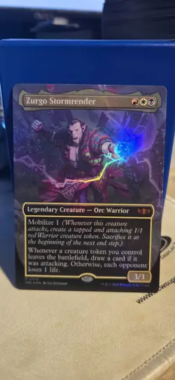 Zurgo Stormrender (Borderless) Commander: Tarkir: Dragonstorm Foil - Image 1