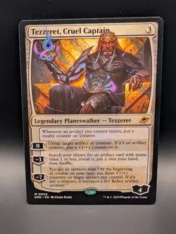 MTG - Tezzeret, Cruel Captain - Legendary Planeswalker - EOE #2 - Mythic - NM - Image 1