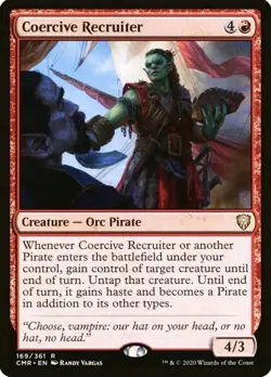 X 1 Coercive Recruiter NM Commander Legends 169 MTG Magic The Gathering - Image 1