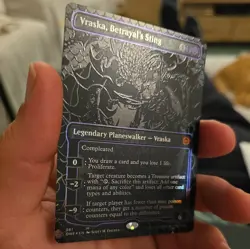 MTG Vraska Betrayals Sting NM Oil Slick Raised Foil Phyrexia All Will Be One - Image 3