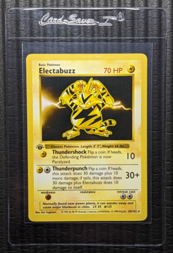 Pokemon 1999 1st Edition Electabuzz 020/102 Base Set Shadowless - Image 1