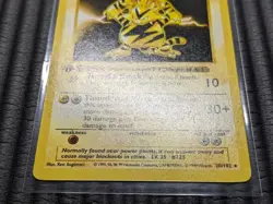 Pokemon 1999 1st Edition Electabuzz 020/102 Base Set Shadowless - Image 3