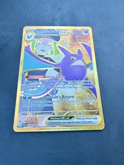 Pokemon Team Rockets Crobat ex 242/182 SV10: Destined Rivals Hyper Rare Gold NM - Image 2