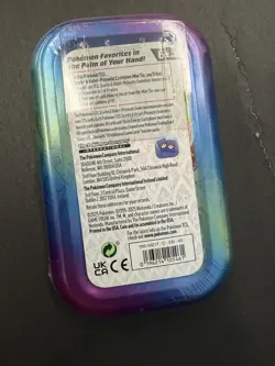 Pokemon TCG Vaporeon Mini Tin Prismatic Evolutions – Factory Sealed Unopened - Image 2