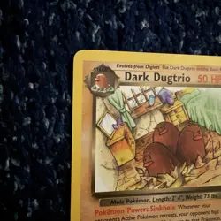 Pokemon TCG Dark Dugtrio 23/82 Team Rocket Unlimited Regular Rare Card 2000 - Image 3