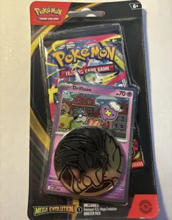 Pokemon TCG Mega Evolution Checklane Blister Drifloon Sealed - Image 1