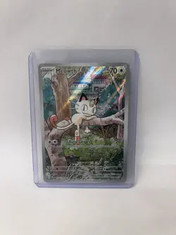 Meowth 106/094 Pokemon TCG Phantasmal Flames Illustration Rare - Image 1