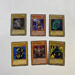 1996 Vintage Yu Gi Oh Card Lot Of 6 Vintage 1st Edition Ungraded Mixed - Image 1