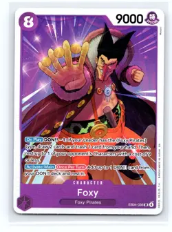 One Piece TCG English EB04-036 Foxy SR Foil - Image 1
