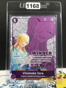 Vinsmoke Sora OP12-062 Legacy of the Master One Piece Winner Stamp Promo (1168) - Image 1