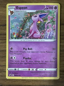 Espeon SWSH174 SWSH: Sword & Shield Promo Cards Holo (LP/NM) - Image 1