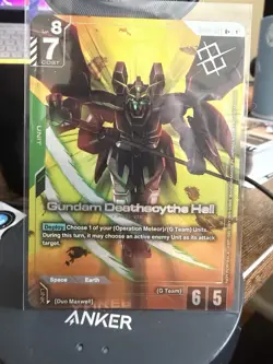 [ENG] Gundam Card Game GD03-021 R+ —Gundam Deathscythe Hell — Tournament Winner - Image 1