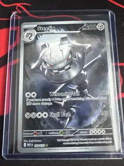 Steelix 150/132 Mega Evolution Illustration Rare Pokemon TCG Card NM - Image 1