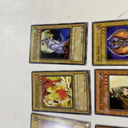 1996 Vintage Yu Gi Oh Card Lot Of 6 Vintage 1st Edition Ungraded Mixed - Image 2