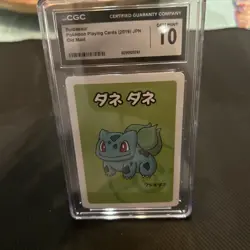 🔥 FRESHLY GRADED 2019 Pokemon Japanese Playing Cards Old Maid Bulbasaur CGC 10 - Image 1