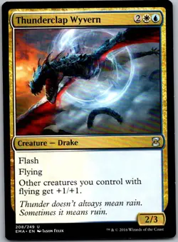Thunderclap Wyvern U Eternal Masters 208 Lightly Played MTG - Image 1