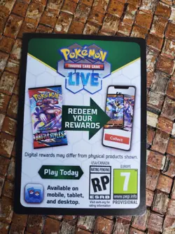 Pokemon TCGO Code Card - V Heroes Tin: Espeon V! Unused! Messaged Fast! - Image 1