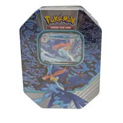 Pokemon TCG Paldea Partners Tin Quaquaval Ex 4 Booster Packs New/Sealed - Image 1