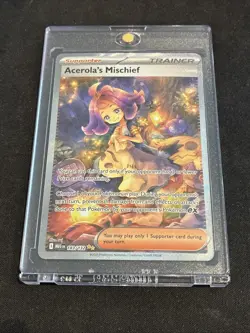 Pokemon Mega Evolution Acerola’s Mischief Special Illustration Rare SIR 183/132 - Image 1
