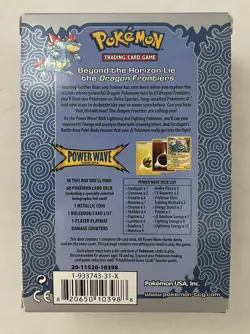 2006 Pokemon TCG Ex Dragon Frontiers Power Wave Theme Deck - Image 2