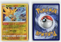 ZAPDOS 029/078 POKEMON GO REVERSE HOLO POKEMON TCG LP - Image 3