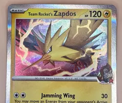 Team Rocket’s Zapdos 70/182 – Destined Rivals Holo Rare - NM - 2025 Pokemon TCG - Image 3