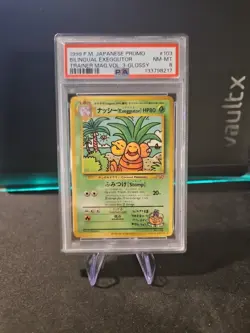 1999 PSA 8 Mint Pokemon Bilingual Exeggutor Trainer Magazine Promo Glossy #103 - Image 1