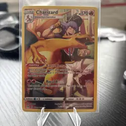 2022 Pokemon SWSH Lost Origin Charizard Trainer Gallery Full Art Rare #TG03/TG30 - Image 2