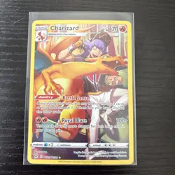 2022 Pokemon SWSH Lost Origin Charizard Trainer Gallery Full Art Rare #TG03/TG30 - Image 3