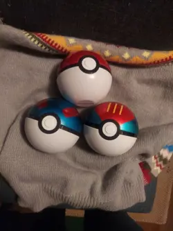 Lot Of 3 Empty Pokemon Great Ball Tins - Image 1