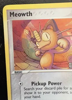 Pokemon TCG EX Delta Species 2005 - MEOWTH 77/113 Reverse Stamped Holo - Image 4
