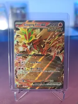 Gouging Fire ex 038/162 Double Rare Pokemon TCG Temporal Forces 2024 - Image 1