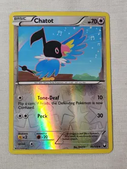 NM Chatot - Reverse Holo 85/108 Dark Explorers Pokemon TCG - Image 1