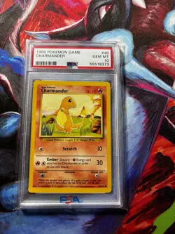 1999 Pokemon Game Charmander Base Set #46 PSA 10 GEM MINT - Image 2