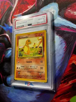 1999 Pokemon Game Charmander Base Set #46 PSA 10 GEM MINT - Image 3