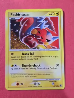 2008 Pokemon Diamond and Pearl Majestic Dawn #43 Pachirisu, UC, NF/H, cd4 - Image 1