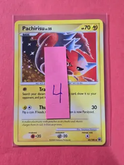 2008 Pokemon Diamond and Pearl Majestic Dawn #43 Pachirisu, UC, NF/H, cd4 - Image 3