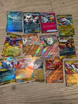 Pokemon lot of 14 ex and mega evolution holo phantasmal flames - Image 1