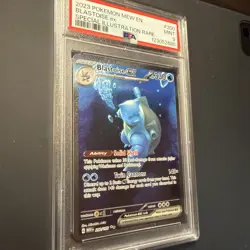 2023 POKEMON MEW EN-151 SPECIAL ILLUSTRATION RARE #200 BLASTOISE EX PSA 9 - Image 3